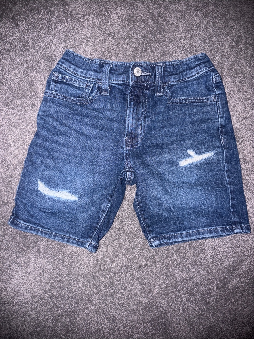 Old Navy Distressed Dark Blue Denim Kids' Shorts
